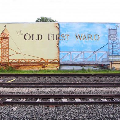 Old First Ward train tracks