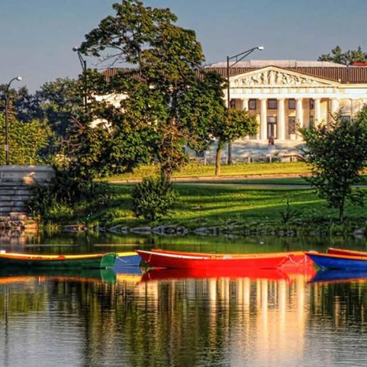 Delaware Park lake