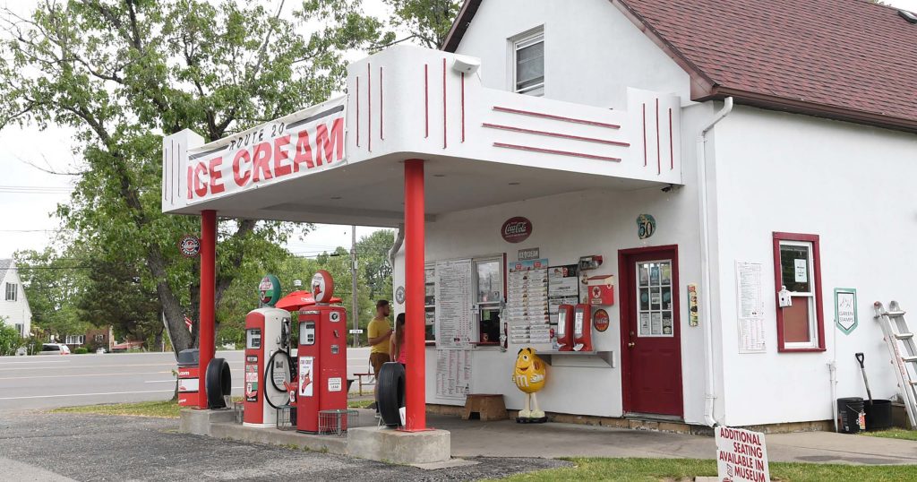 This Ice Cream Stand Scoops from a Vintage Gas Station - Visit Buffalo